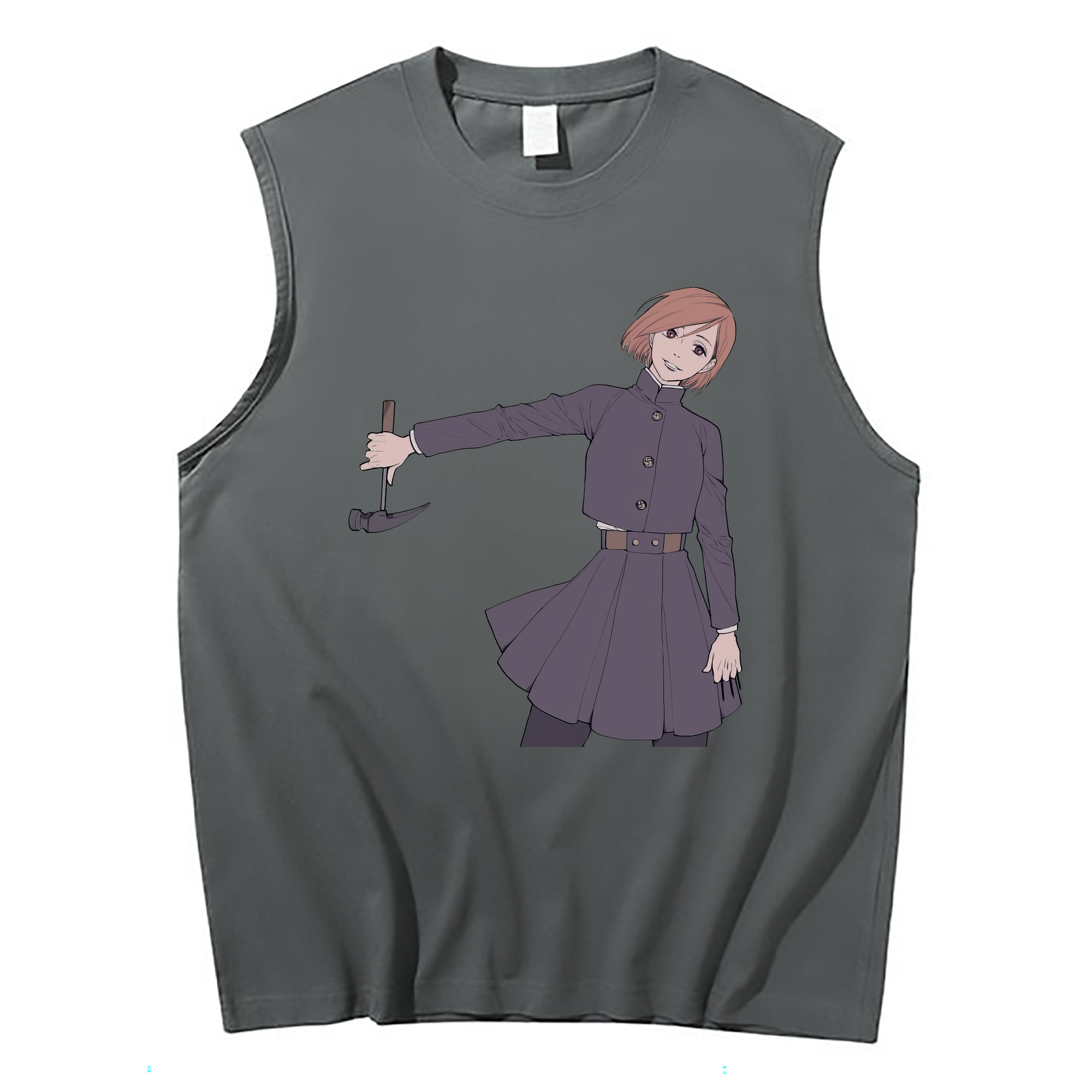（画像用） 呪術廻戦 Jujutsu Kaisen コットン100％タンクトップ（フロントプリント）